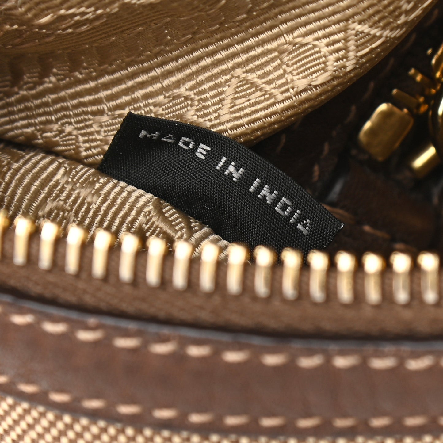 Jacquard Logo Small Flat Messenger Bag Corda Bruciato