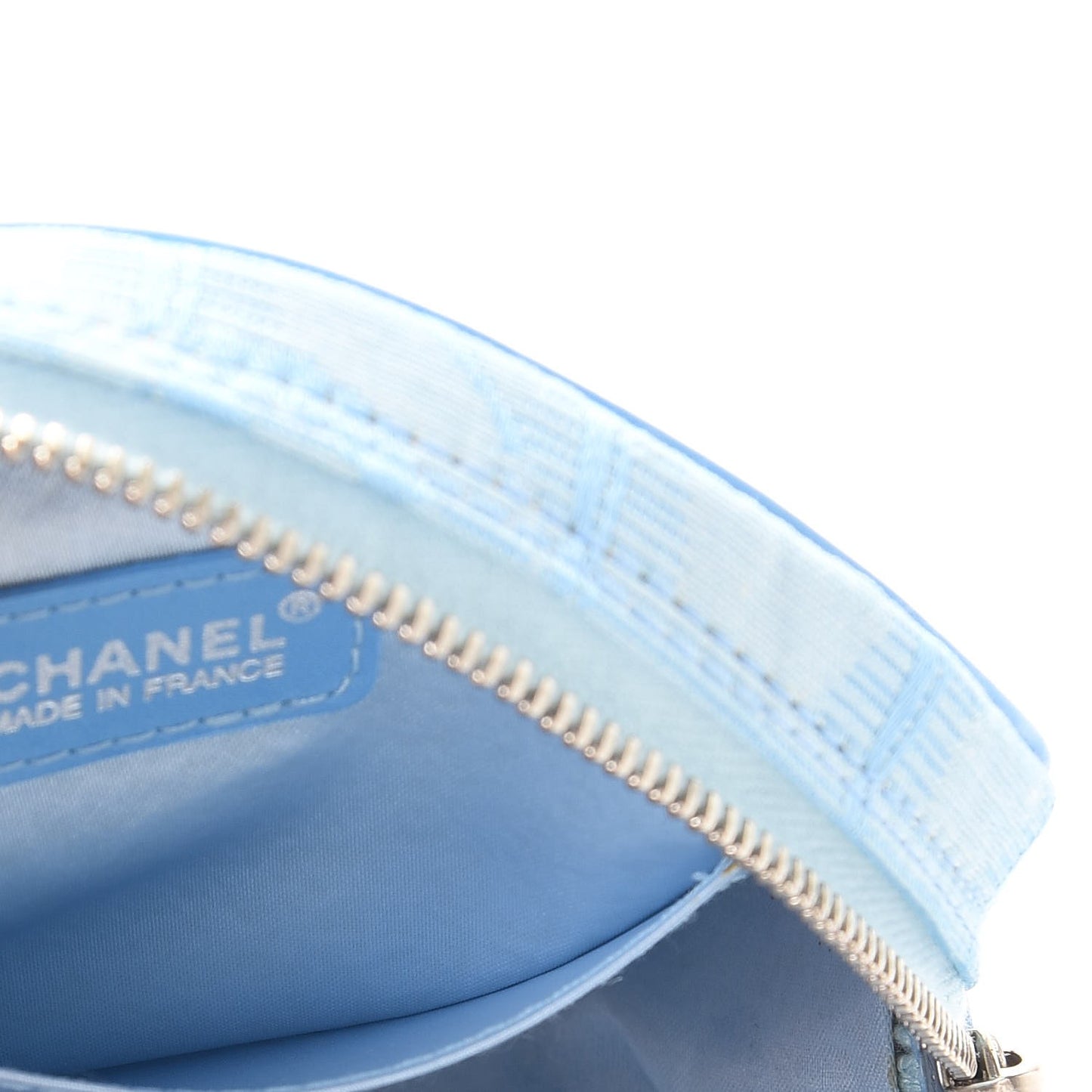 Nylon Travel Round Pouch Blue