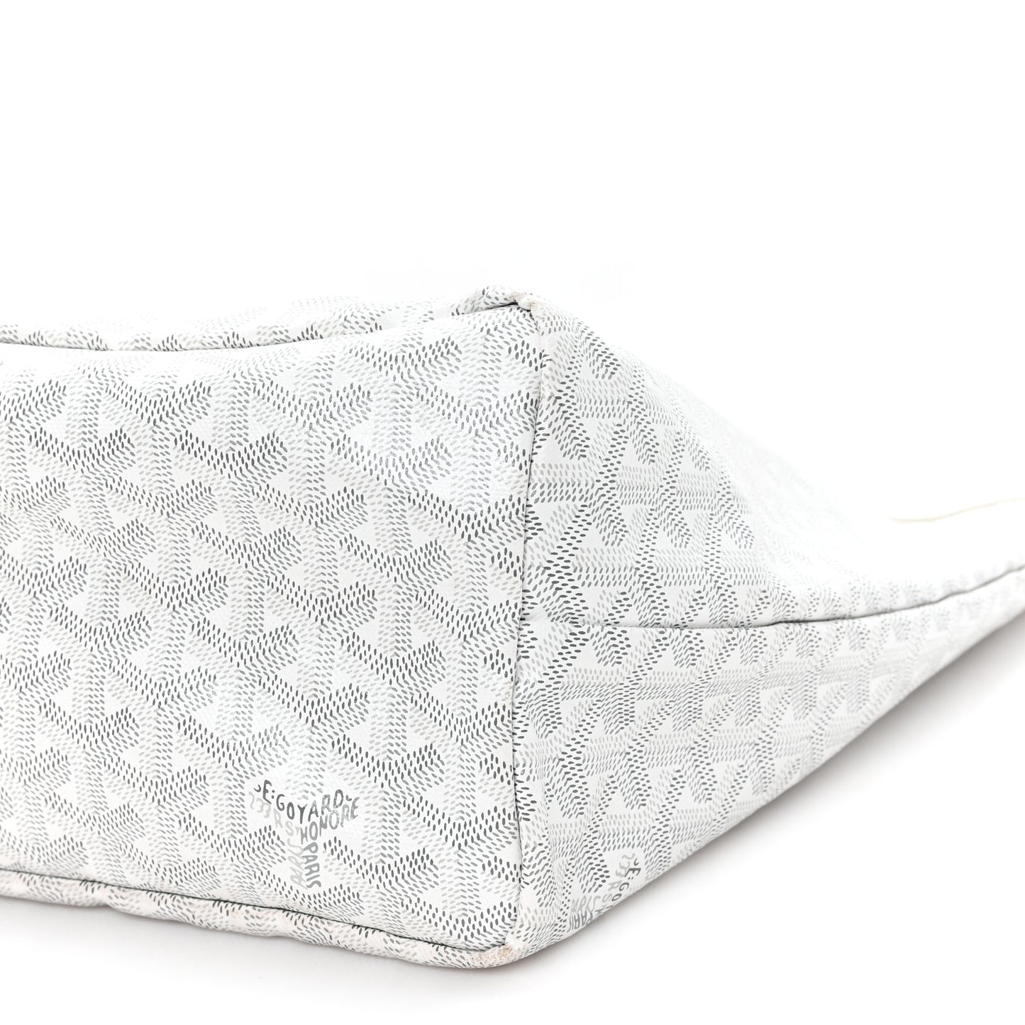 Goyardine Coeur Saint Louis PM White