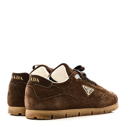 Prada Scamosciato Suede Triangle Mens Trail Sneakers 7 Moro 5 of 10