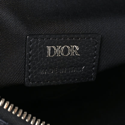 Christian Dior Oblique Mens Saddle Bag Black Blue 6 of 9