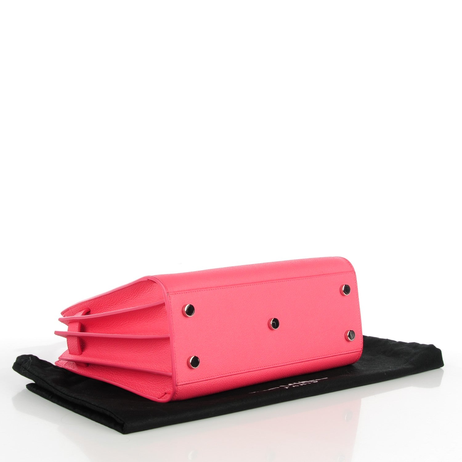 Saint Laurent Grained Calfskin Baby Sac De Jour Rose Clair 4 of 7