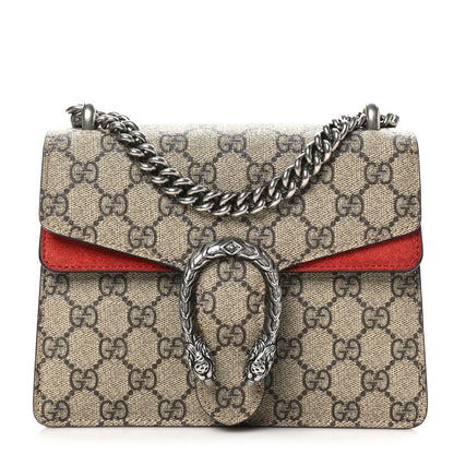 Gucci GG Supreme Monogram Mini Dionysus Shoulder Bag Hibiscus Red 1 of 10