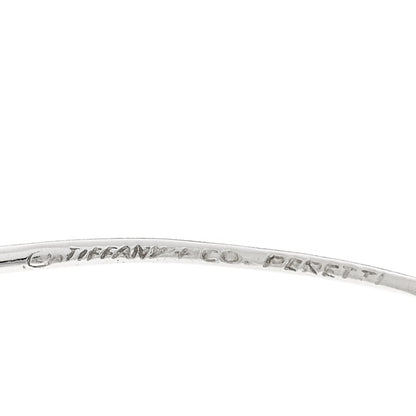 Tiffany Sterling Silver Large Elsa Peretti Open Heart Hoop Earrings 4 of 4