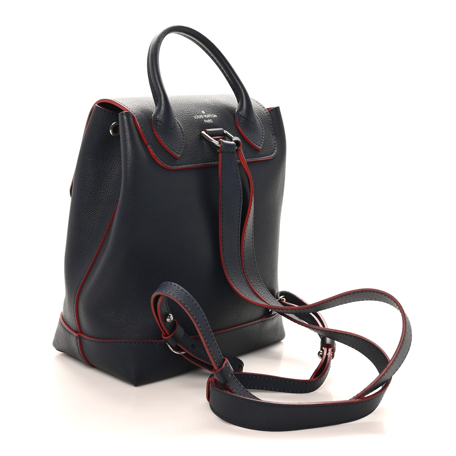 Louis Vuitton Soft Calfskin Lockme Backpack Marine Rouge 1837551 – FASHIONPHILE