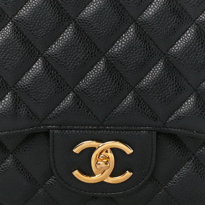 Chanel Caviar Quilted Maxi Double Flap Black 9 of 11