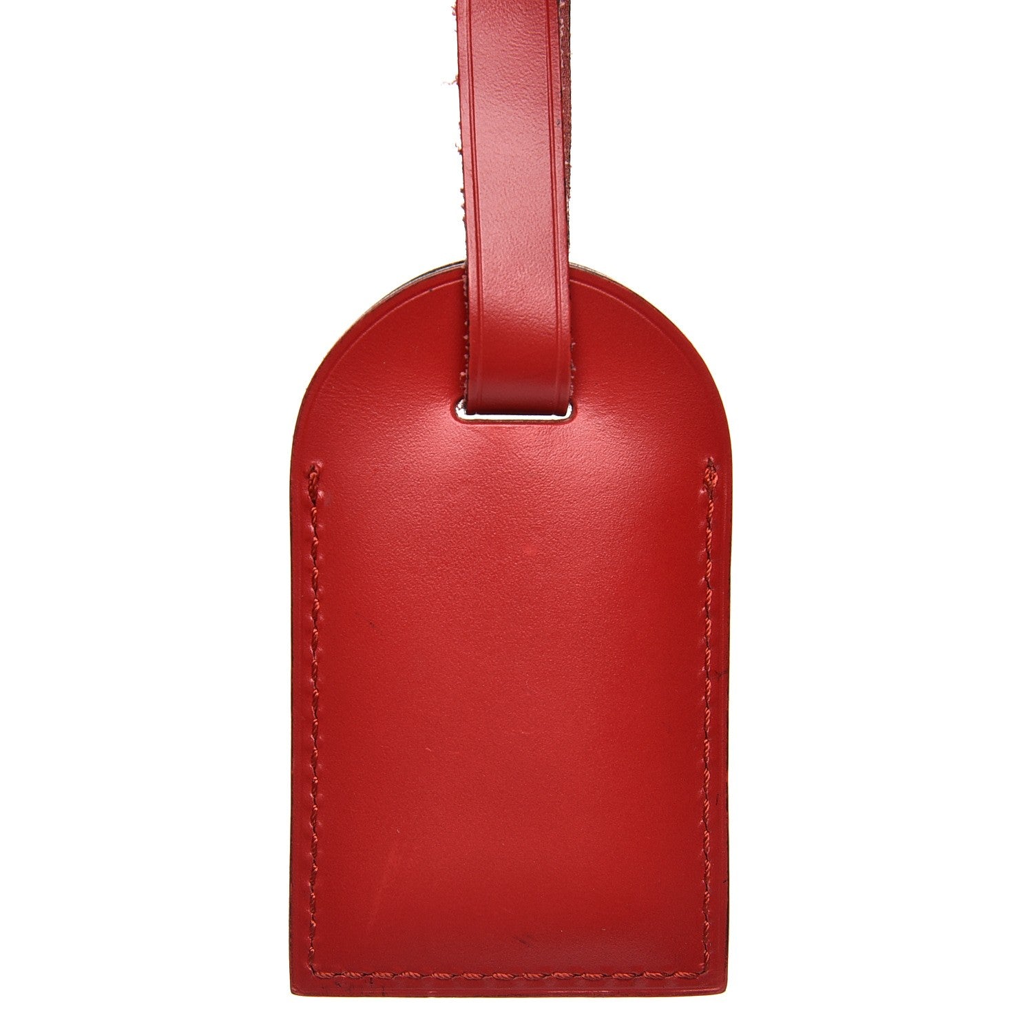 Louis Vuitton Calfskin Luggage Tag Red 5 of 5