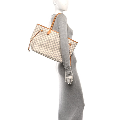 Louis Vuitton Damier Azur Neo Neverfull MM 2 of 11