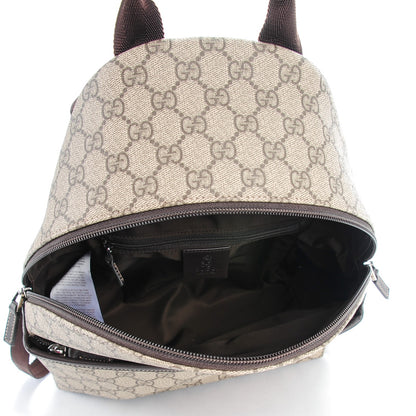 Gucci GG Supreme Monogram Margaux Calfskin Childrens Day Backpack Beige Ebony Cocoa Dark Chocolate 5 of 7
