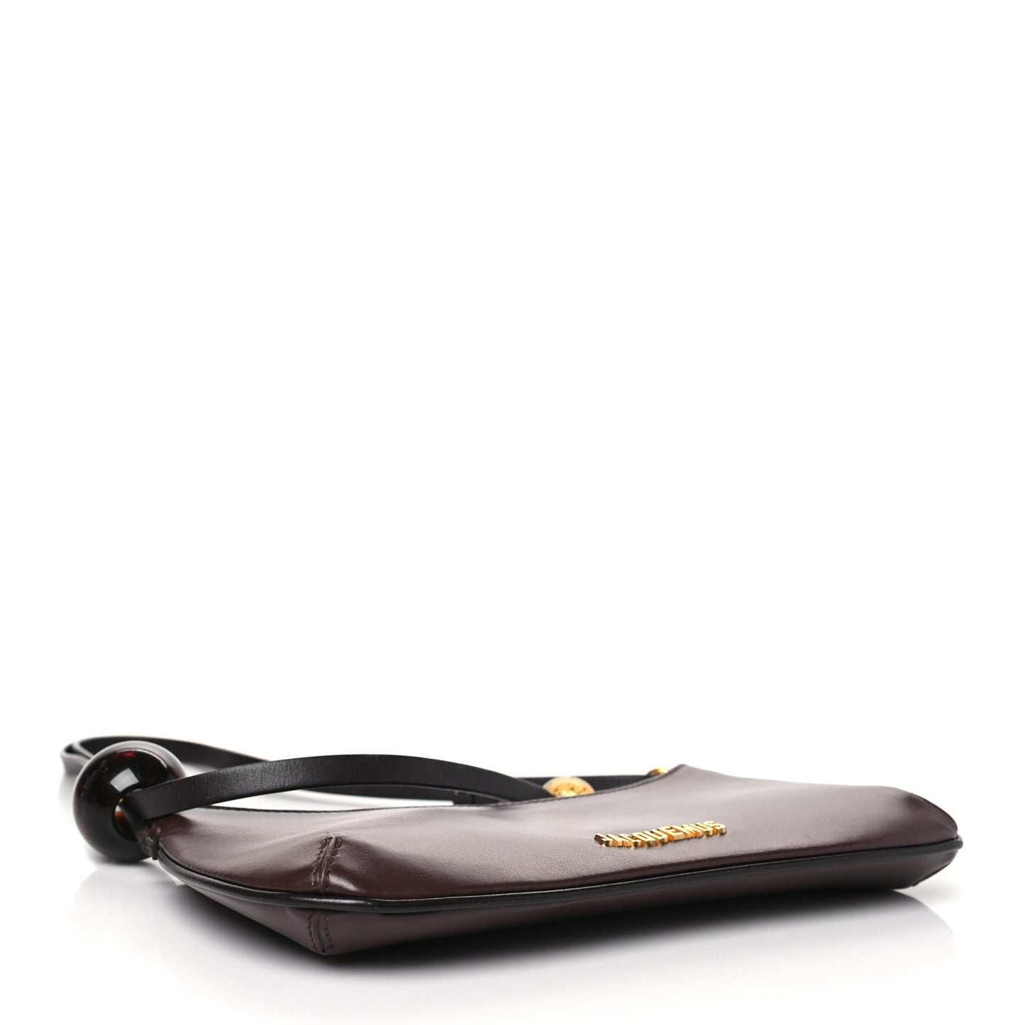 Smooth Calfskin Le Bisou Perle Medium Brown