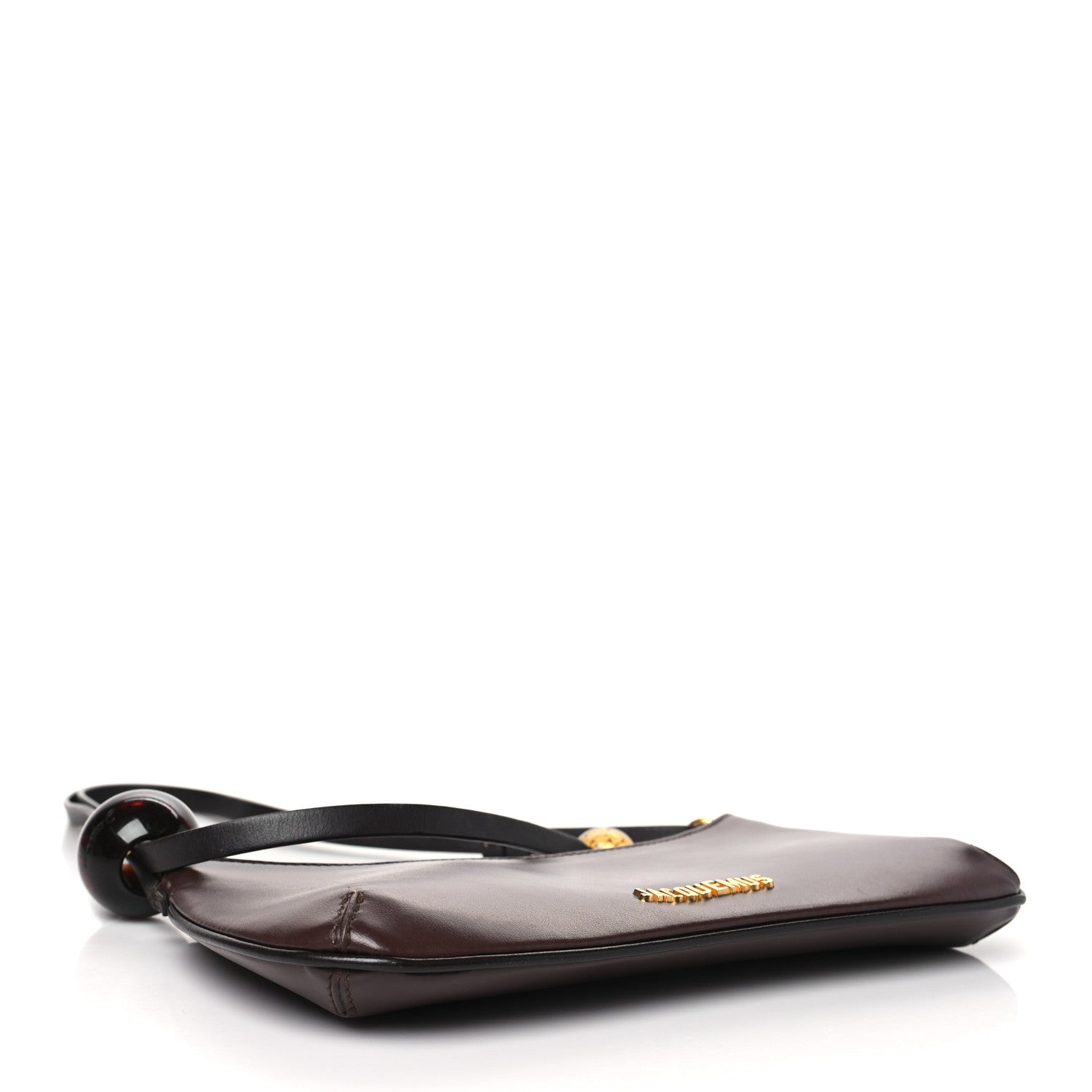 Jacquemus Smooth Calfskin Le Bisou Perle Medium Brown 4 of 11