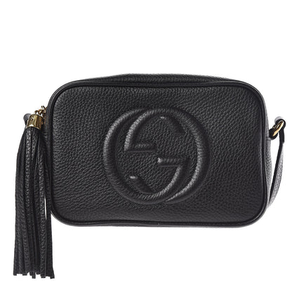 Gucci Pebbled Calfskin Mini Soho Disco Bag Black 1 of 11