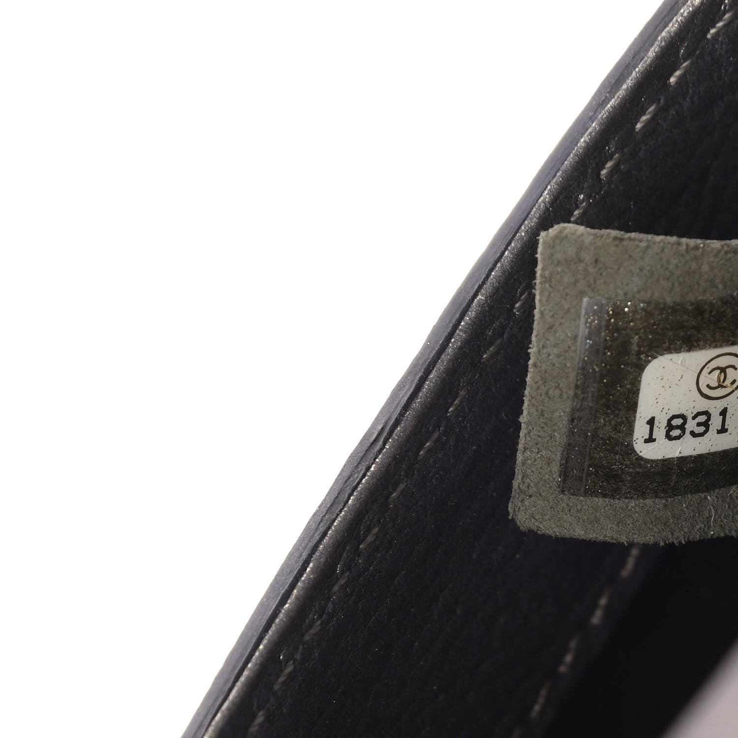 Chanel Metallic Calfskin Small Coco Twin Flap Dark Grey 7 of 9