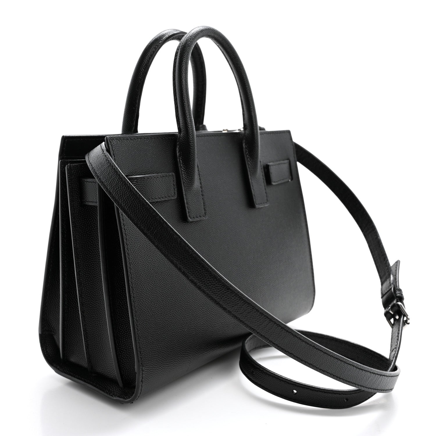Saint Laurent Grain De Poudre Nano Sac De Jour Black 3 of 12