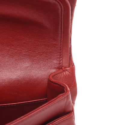 Chanel Lambskin Quilted Medium Double Flap Red 17 of 17