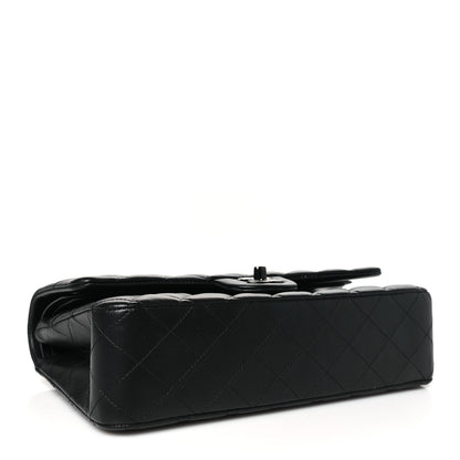 Chanel Lambskin Quilted Medium Double Flap So Black 4 of 11