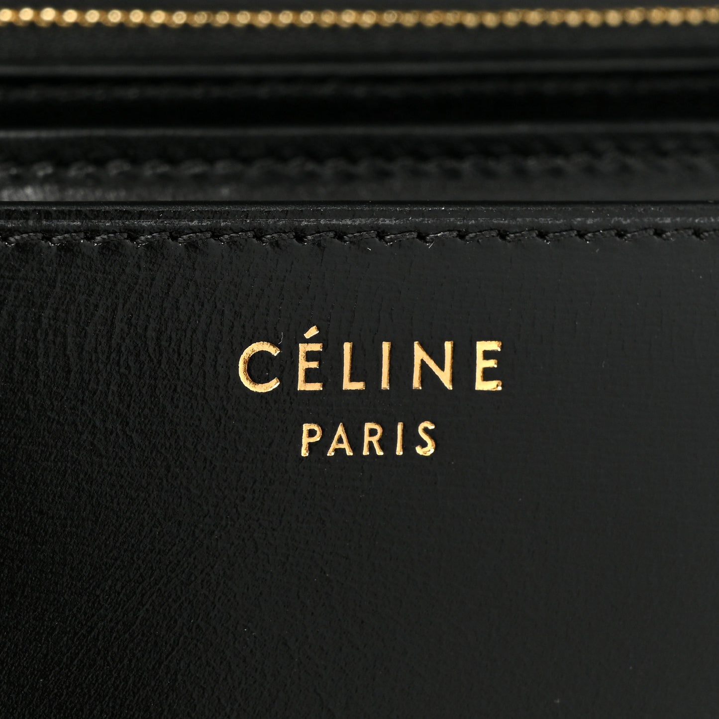 Box Calfskin Medium Classic Box Flap Black