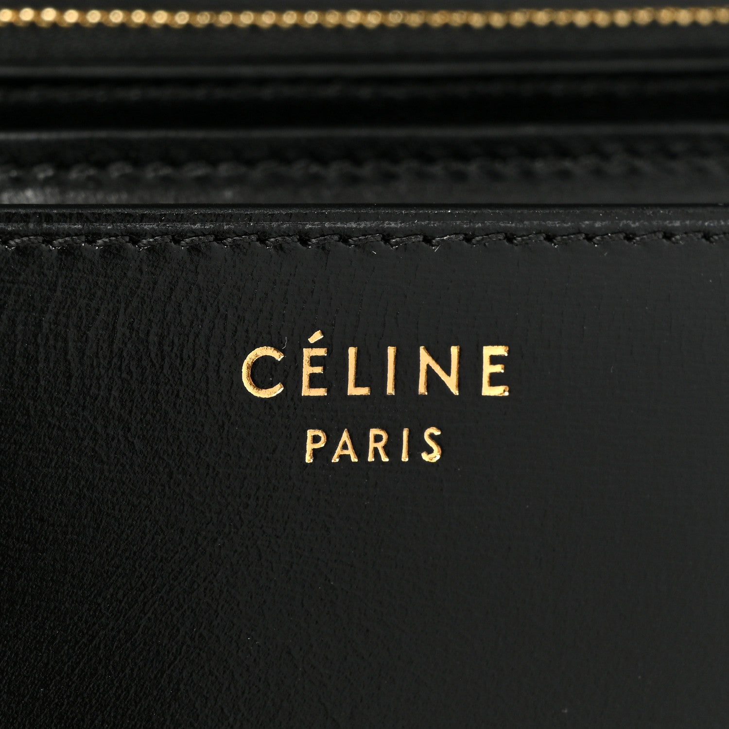 Celine Box Calfskin Medium Classic Box Flap Black 7 of 13