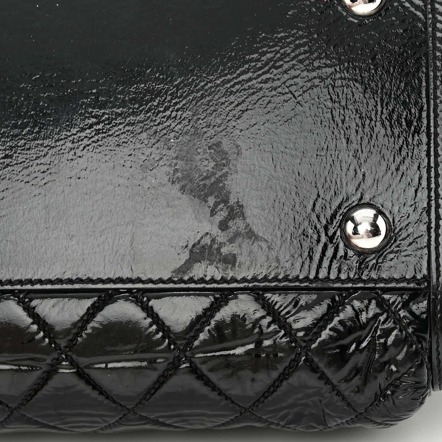 Chanel Patent Quilted Day Glo Flap Bag Black 15 of 22