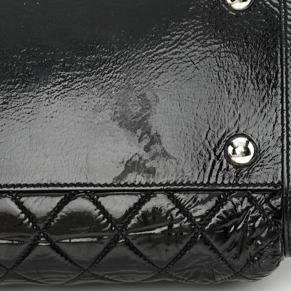 Chanel Patent Quilted Day Glo Flap Bag Black 15 of 22