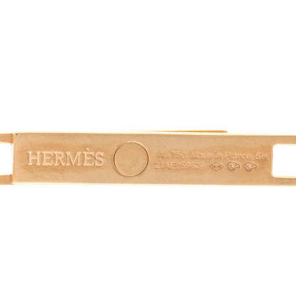 Hermes 18K Yellow Gold Diamond Pave PM Kelly Chaine Lariat Necklace SH 4 of 4