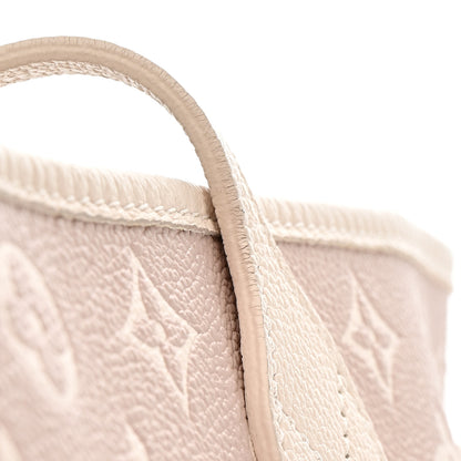 Louis Vuitton Empreinte Monogram Spring In The City Neverfull MM Kaki Beige Cream 10 of 10
