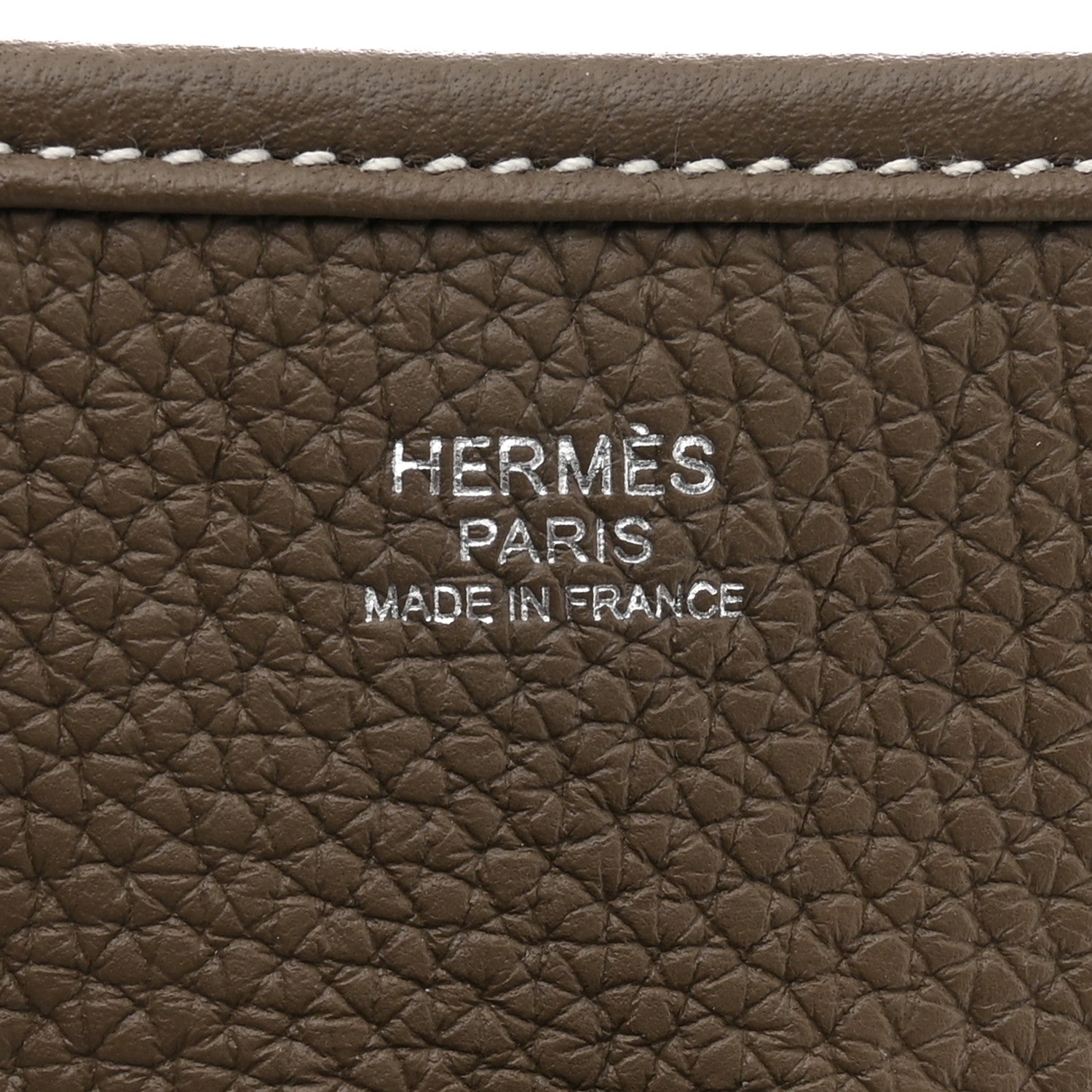 Hermes Taurillon Clemence Evelyne III PM Etoupe 6 of 12