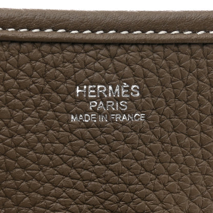 Hermes Taurillon Clemence Evelyne III PM Etoupe 6 of 12