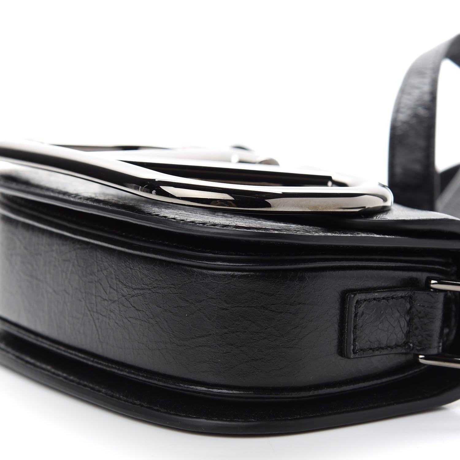 Valentino Garavani Brushed Calfskin Small Supervee Crossbody Bag Black 6 of 8