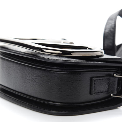 Valentino Garavani Brushed Calfskin Small Supervee Crossbody Bag Black 6 of 8