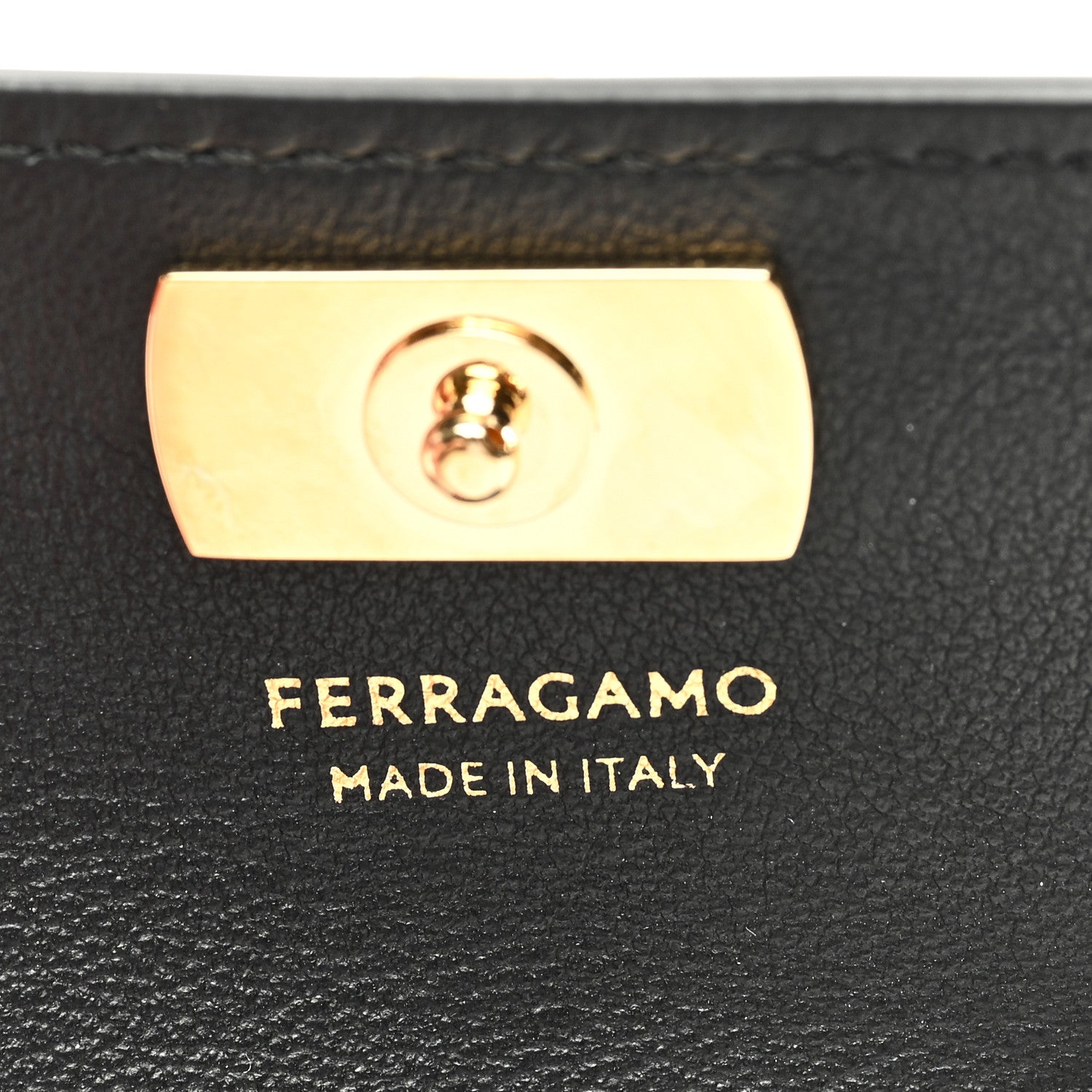 Salvatore Ferragamo Calfskin AirPod Case Black 7 of 10