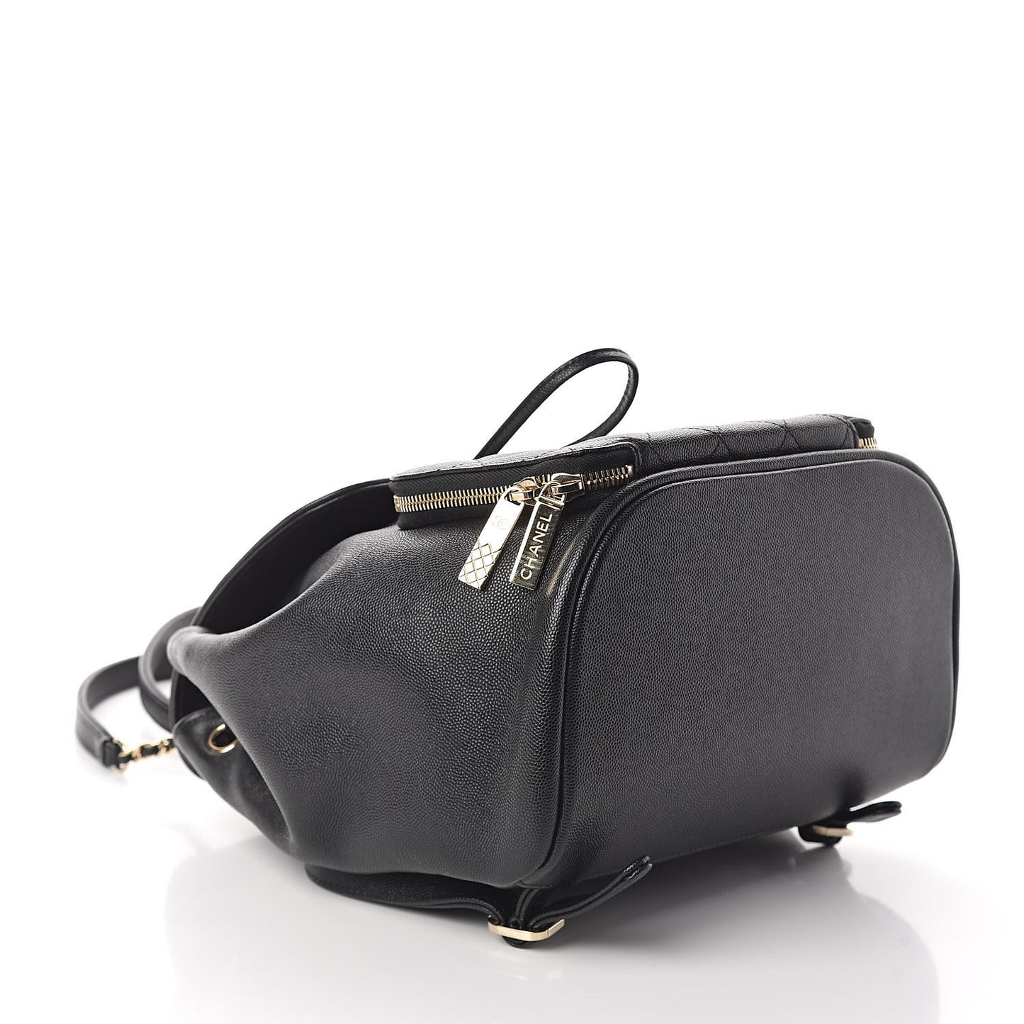 Caviar Quilted Business Affinity Backpack Black