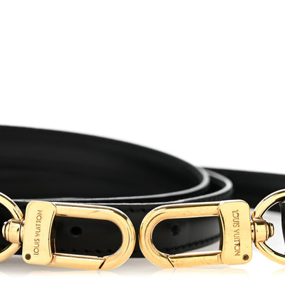 Louis Vuitton Calfskin 12mm Adjustable Shoulder Strap Black 3 of 5