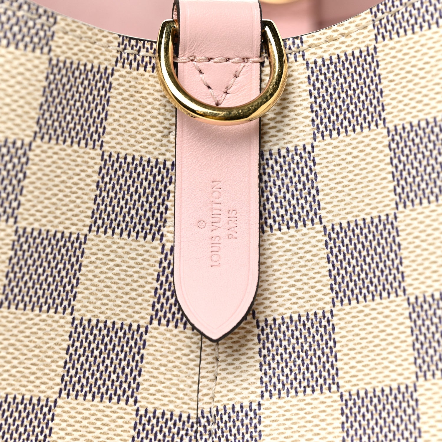 Louis Vuitton Damier Azur Neonoe MM Eau De Rose 7 of 11