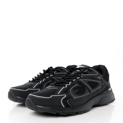 Christian Dior Technical Mesh Calfskin Mens B30 Sneakers 44 Black 3 of 10