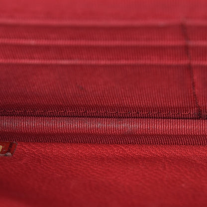 Chanel Caviar Quilted Wallet on Chain WOC Red 11 of 18