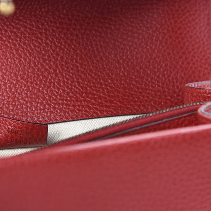 Gucci Dollar Calfskin Swarovski Crystal Small Dionysus Shoulder Bag Hibiscus Red 9 of 11
