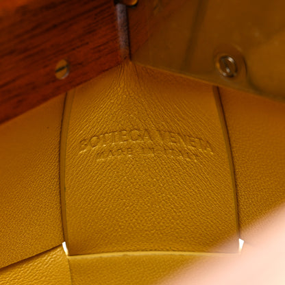 Bottega Veneta Nappa Intrecciato The Snap Clutch Acorn Gold 6 of 6
