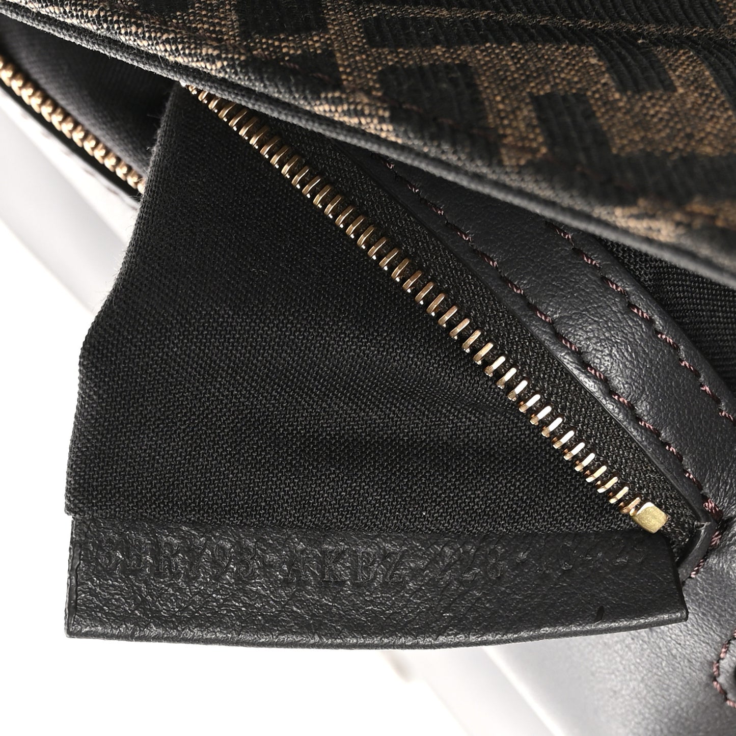 Fabric Jacquard FF 1974 Midi Chain Baguette Tobacco Moro