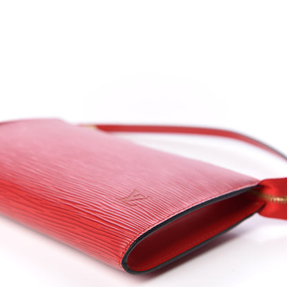 Louis Vuitton Epi Pochette Accessories 21 Castillan Red 6 of 8