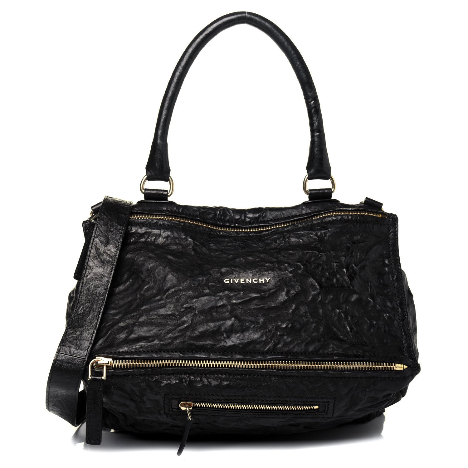 Givenchy Tumbled Sheepskin Medium Pandora Bag Black 1 of 18