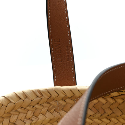 Loewe Raffia Basket Tote Bag Natural Tan 6 of 9