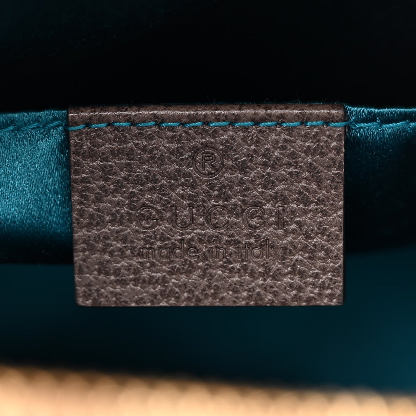 GG Supreme Monogram Textured Dollar Calfskin Web Small Ophidia Dome Shoulder Bag Beige Ebony New Acero