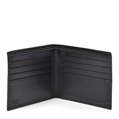 Prada Saffiano Bi-Fold Wallet Black 5 of 6