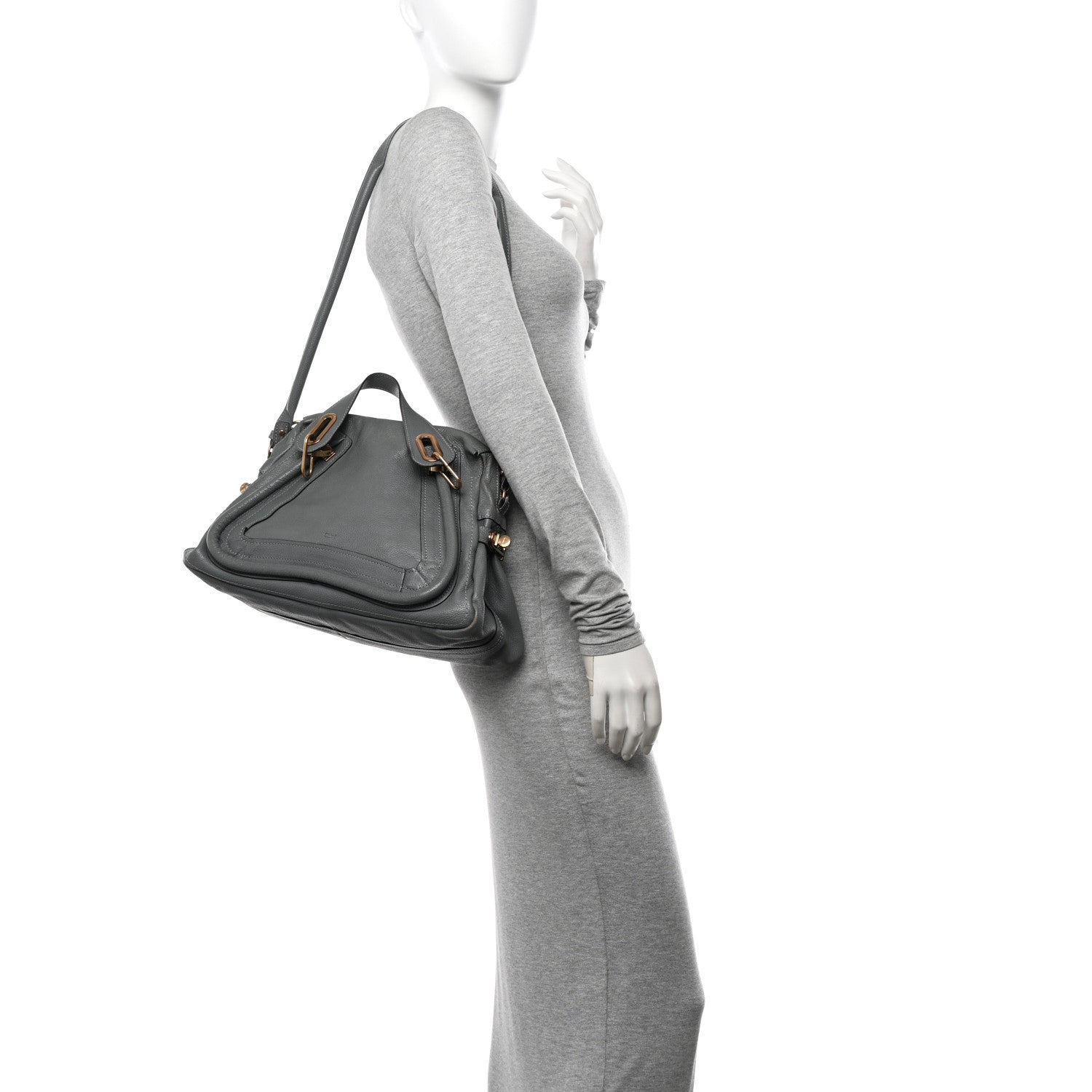 Chloe Calfskin Medium PARATY Atoll Blue 2 of 15