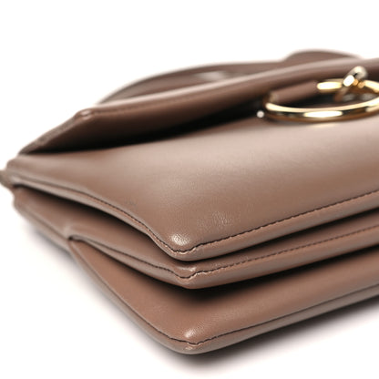 Chloe Calfskin Medium Faye Top Handle Bag Desert Taupe 9 of 12