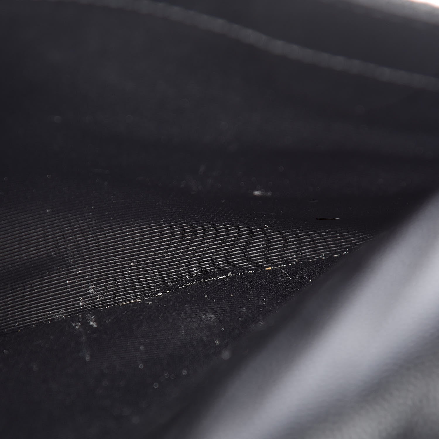 Saint Laurent Grain De Poudre Textured Mixed Matelasse Large Triquilt Monogram Satchel Black 10 of 11