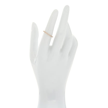 Tiffany 18K Rose Gold Diamond Metro Band Ring 52 6 2 of 5
