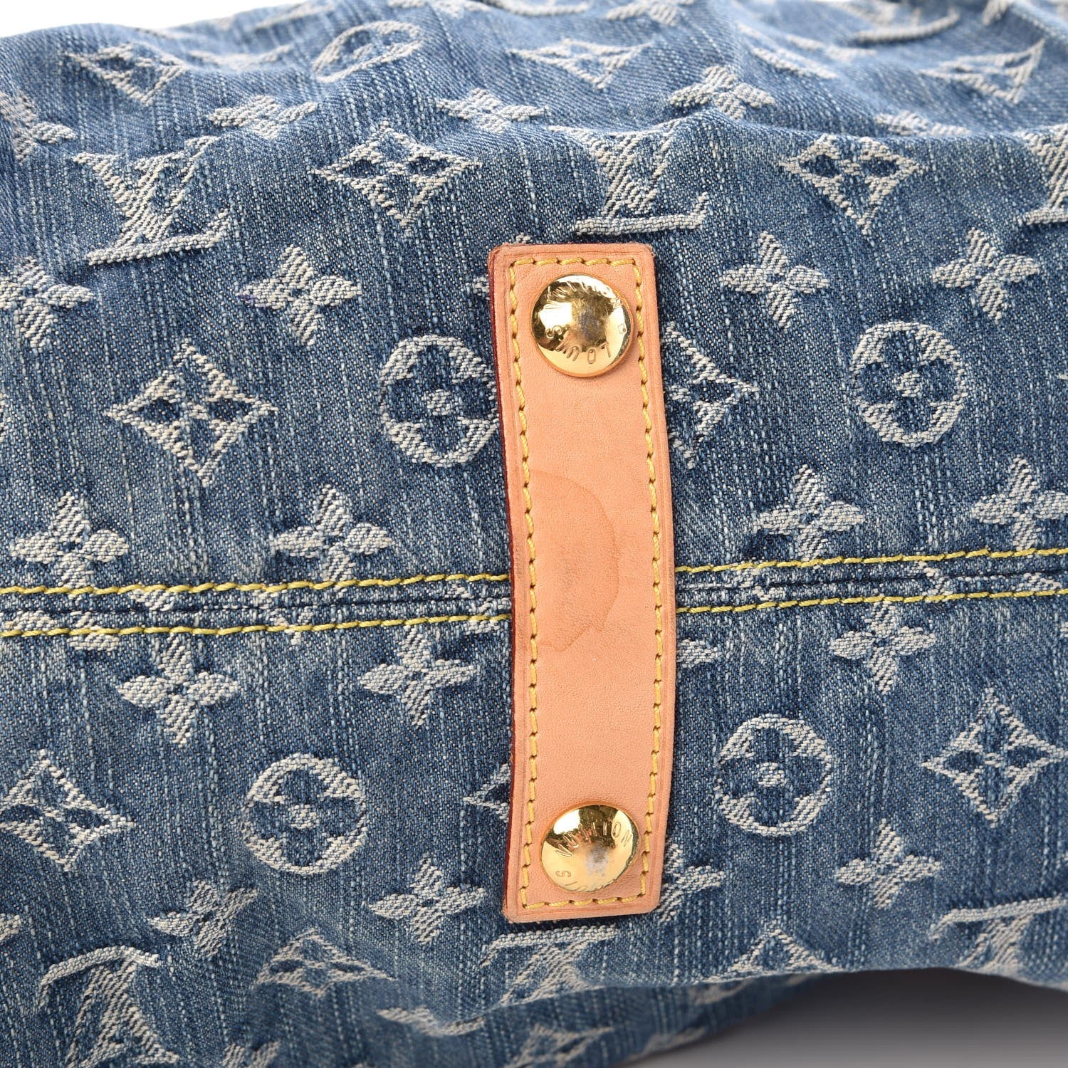 Louis Vuitton Denim Neo Cabby MM Blue 10 of 13