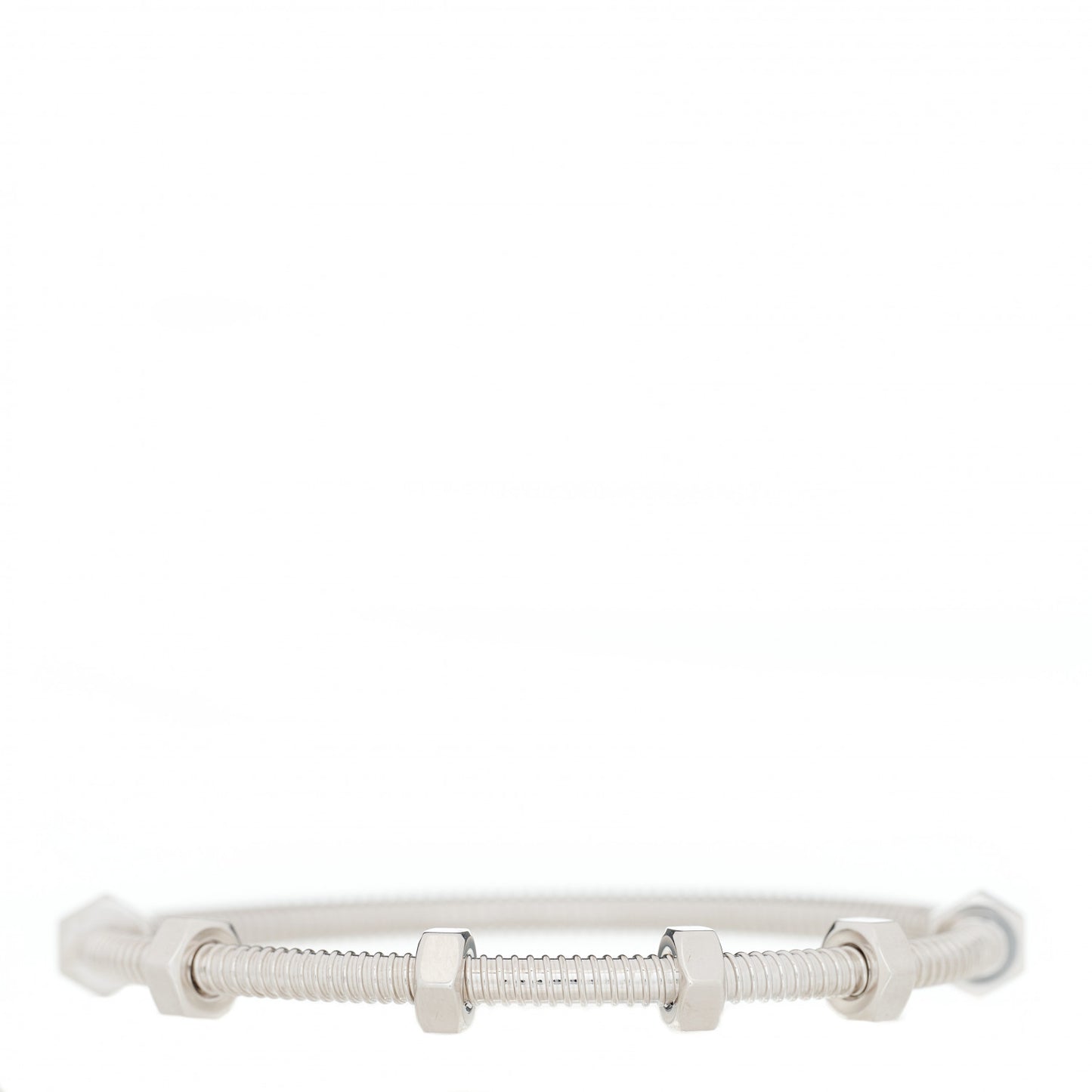 18K White Gold Ecrou de Cartier Bracelet 16